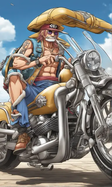 Chopper from one piece as a human ai generated