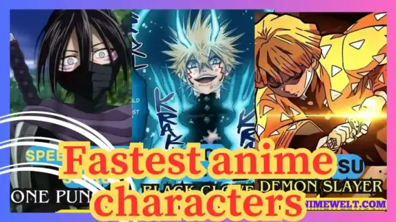 top fastest anime charactes from animewelt.com