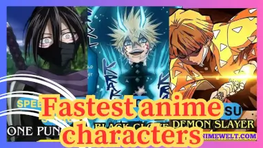top fastest anime charactes from animewelt.com
