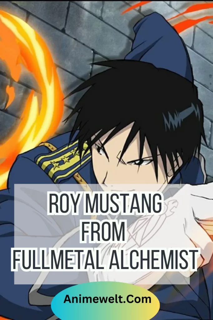 roy mustang from fullmetal alchemist brotherhood anime