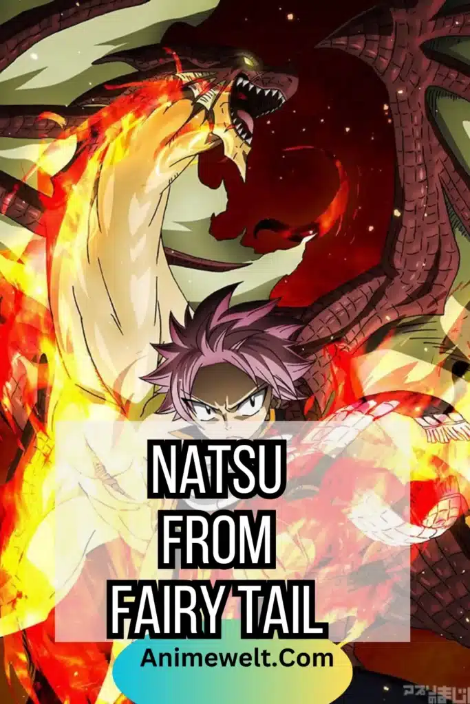 Natsu dragneel son of fire dragon dragneel from fairy tail anime