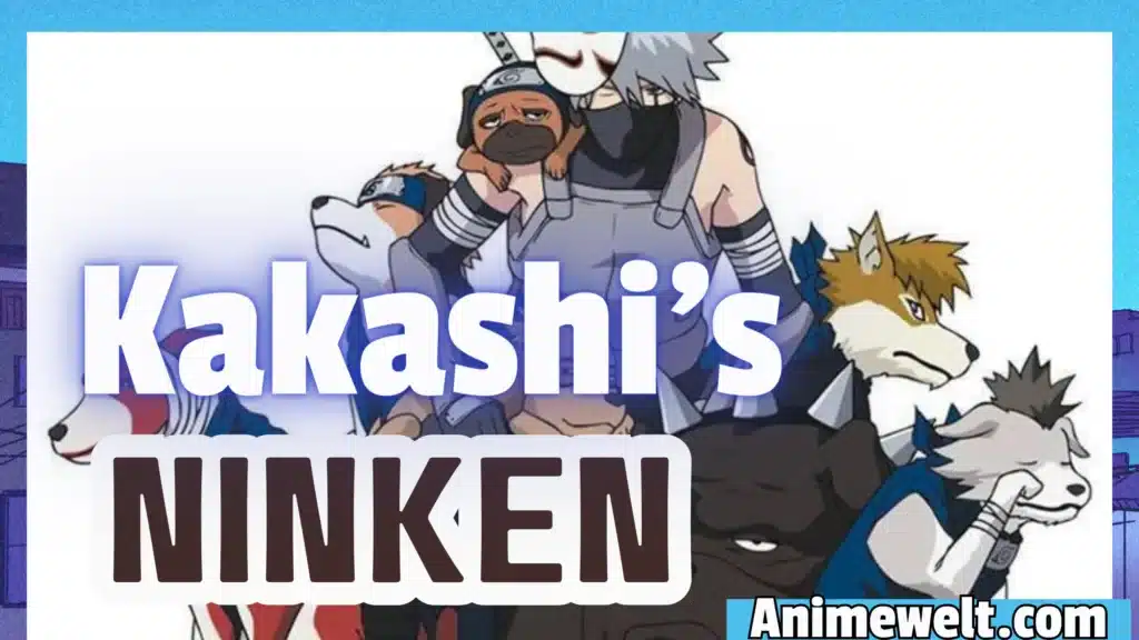 Kakashi's summons NInken ninja dogs naruto shippuden anime