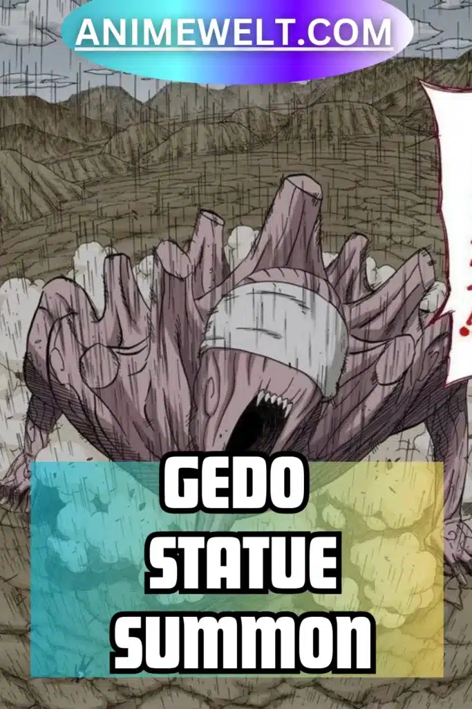 ten tails gedo statue summon from naruto shippuden anime