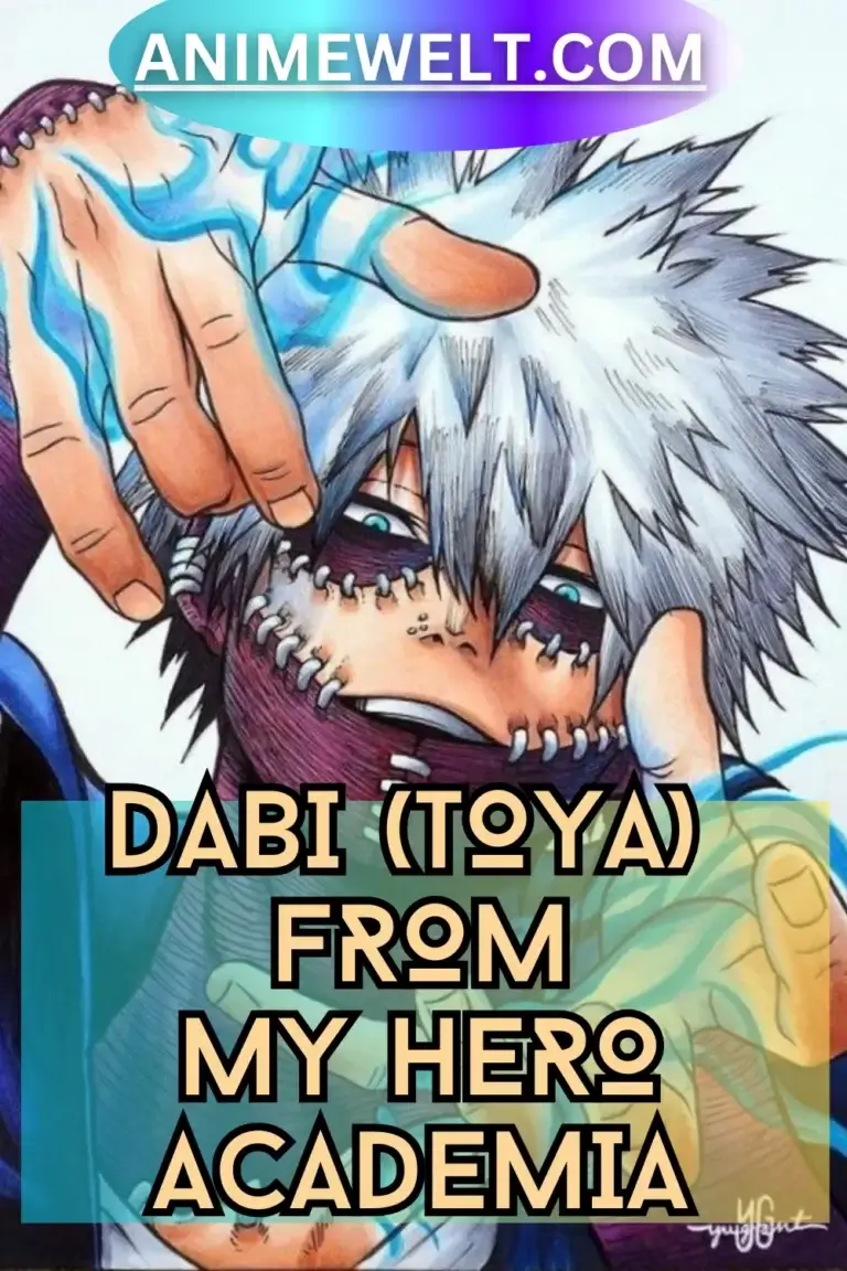 Anime characters with Burns / Scars On The Face 1 Dabi toya antagonist from my hero academia bnha anime