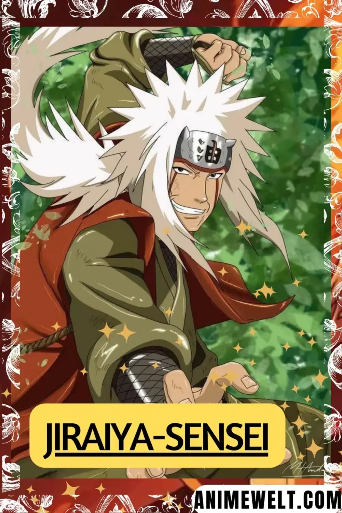 jiraiya sensei the legendary sannin and teacher of fourth and seventh hokage from naruto shippuden anime