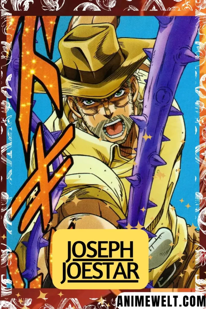 Joseph joestar from JoJo's bizarre Adventure anime