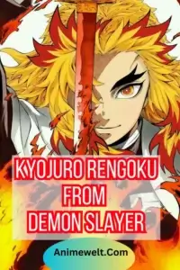 Kyojuro rengoku the fire hashira from demon slayer kimetsu no yaiba anime