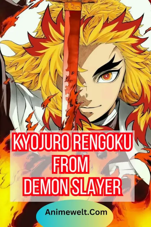 Kyojuro rengoku the fire hashira from demon slayer kimetsu no yaiba anime