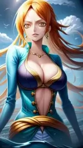 nami one piece straw hat pirate