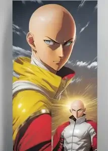 One punch man anime saitama ai generated
