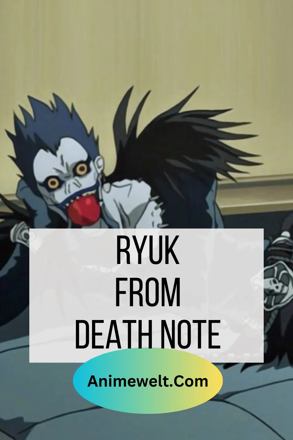 ryuk the shinigami from death note anime