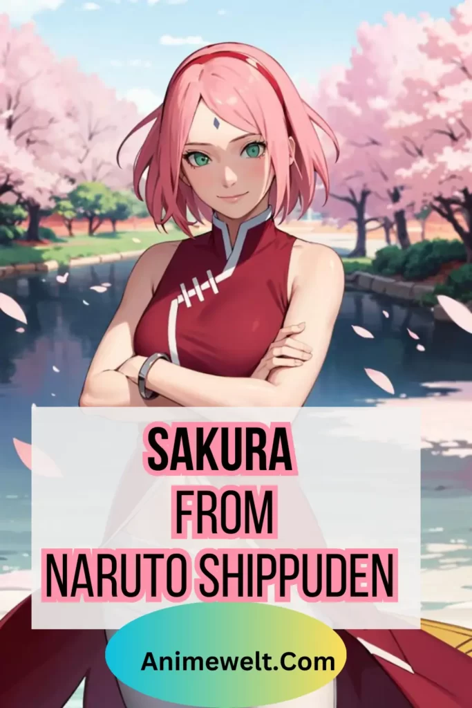 Sakura Haruno From Naruto Shippiuden and boruto next generation anime