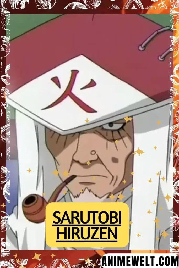 Saruboti hiruzen the 3rd hokage professor from naruto shippuden