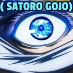 six eye of satoru gojo from jujutsu kaisen anime