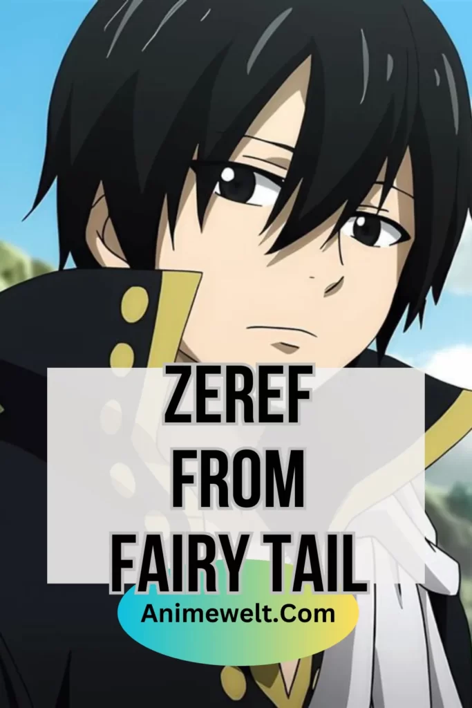 zeref the dark wizrd from fairy tail anime