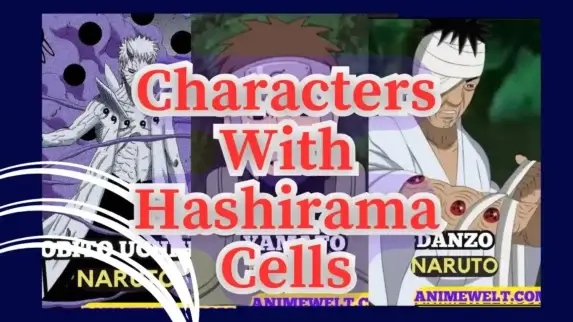 Naruto Characters with Hashirama Senju Cells