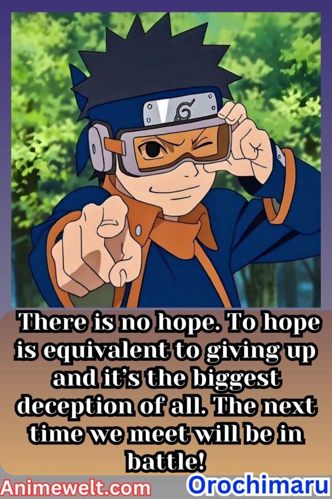 obito uchiha Naruto shippuden quotes There is no hope