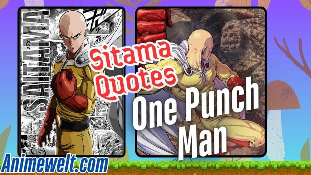 Siatama Quotes one punch man anime animewelt