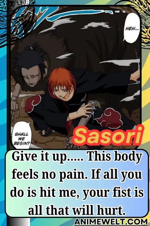 25 Best Sasori Quotes That Reveal His Twisted View of Art (Naruto Shippuden) 6 sasori quote on feeling no pain